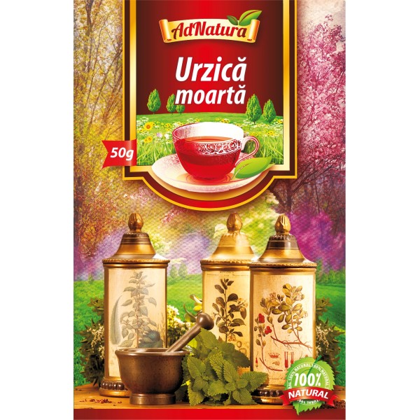 Ceai de urzica moarta, vrac 50g, AdNatura