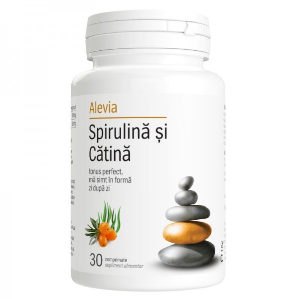 Spirulina si catina, 30 cpr, Alevia