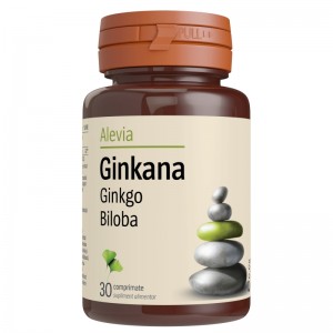 Ginkana Ginkgo biloba, 40 mg, 30cpr, Alevia