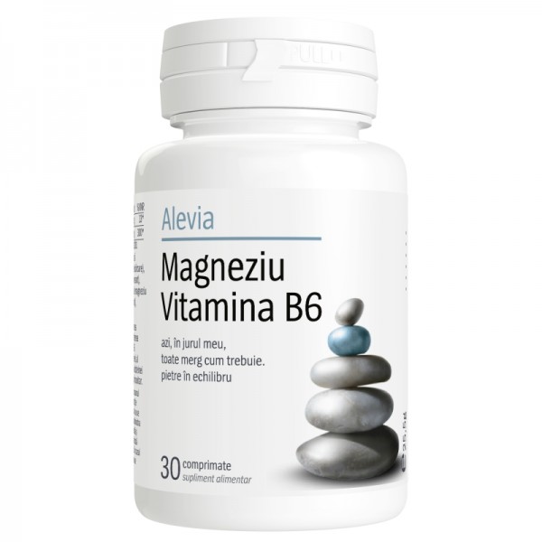 Magneziu vitamina B6, 30cpr, Alevia