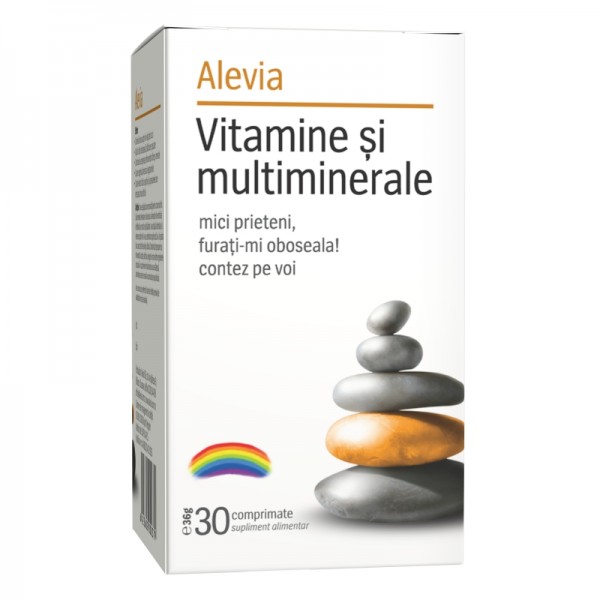 Vitamine si multiminerale, 30 cpr, Alevia