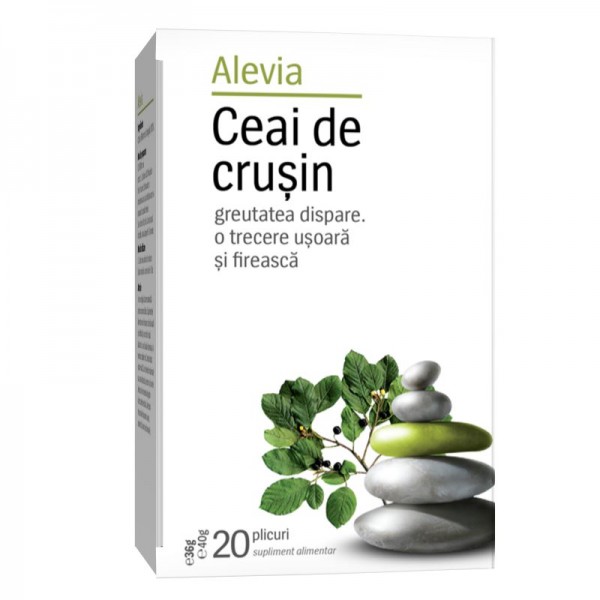 Ceai de crusin, 20 plicuri (cod nou), Alevia