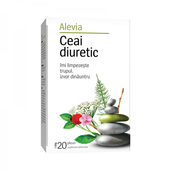 Ceai diuretic x 20 plicuri (cod nou), Alevia