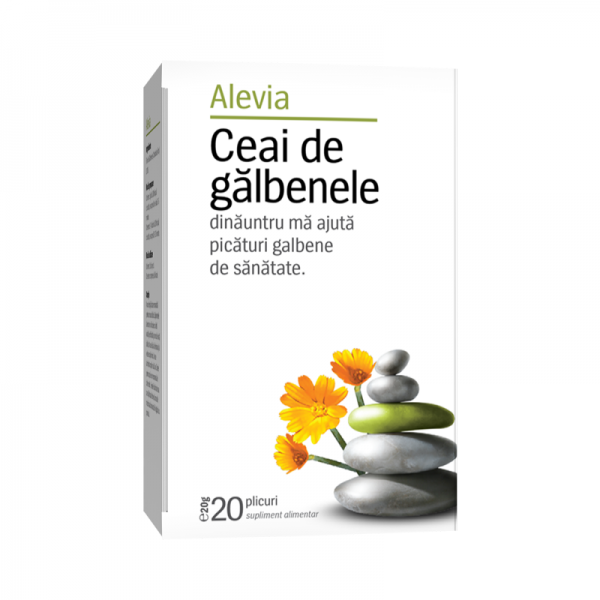 Ceai de galbenele x 20 plicuri (cod nou), Alevia