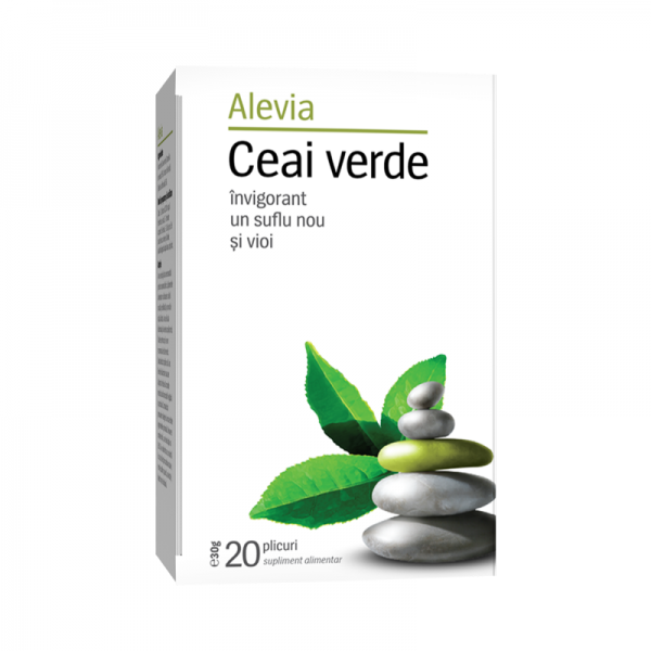Ceai verde x 20 plicuri (cod nou), Alevia