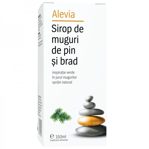 Sirop de muguri de pin si brad, 150ml, Alevia