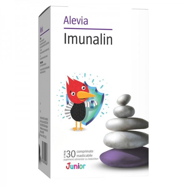 Imunalin Junior, 30 cpr masticabile, Alevia