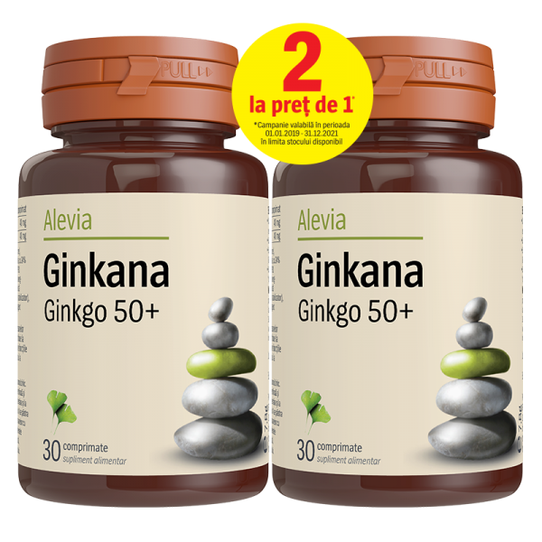 Ginkana Ginkgo 50+, pachet Alevia