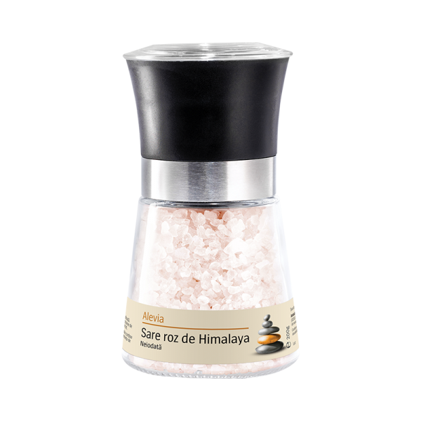 Rasnita cu sare roz de Himalaya cristale neiodata, 200g, Alevia