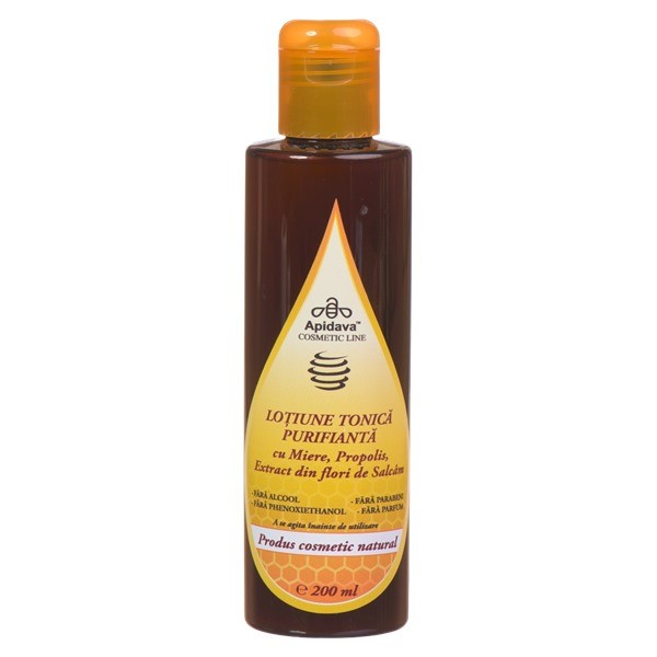 Lotiune tonica purifianta, 200 ml, Apidava