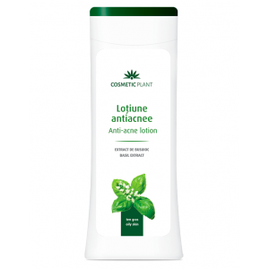 Loțiune antiacnee cu extract de busuioc, 200 ml, Cosmetic Plant
