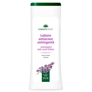 Loţiune antiacnee cu ulei de salvie, 200 ml, Cosmetic Plant