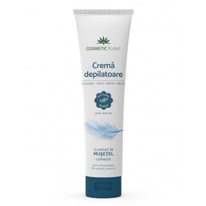 Cremă depilatoare cu extract de mușețel, 150 ml, Cosmetic Plant