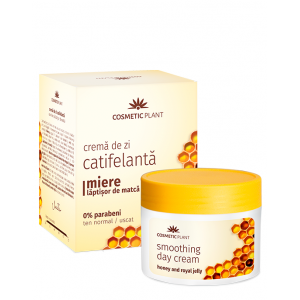Cremă catifelantă de zi cu miere și lăptișor de matcă, 50 ml, Cosmetic Plant