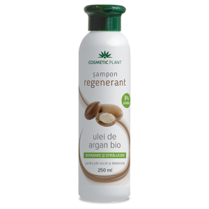 Șampon regenerant cu ulei de argan bio, 250 ml, Cosmetic Plant