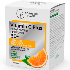 Cremă antirid hidratantă 30+ Vitamin C Plus, 50 ml, Cosmetic Plant