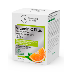 Cremă antirid pentru fermitate 40+ Vitamin C Plus, 50 ml, Cosmetic Plant