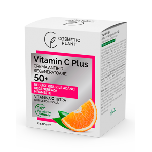 Cremă antirid regeneratoare 50+ Vitamin C Plus, 50 ml, Cosmetic Plant