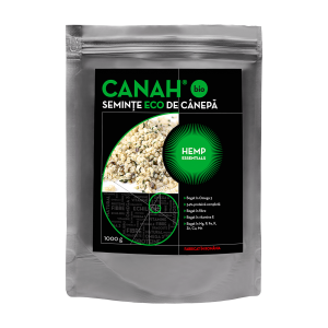 Seminte decorticate de canepa Eco 1000g, Canah International