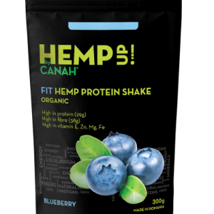 Fit Shake proteic canepa si afine Eco 300g, Canah International