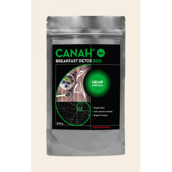 Fibre(BreakfastDetox) seminte canepa Eco 300g, Canah International