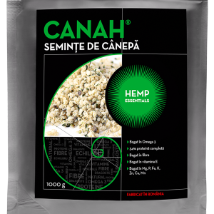 Seminte decorticate de canepa 1000 g, Canah International