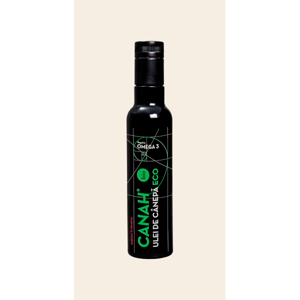 Ulei de cânepă Eco 250 ml, Canah International