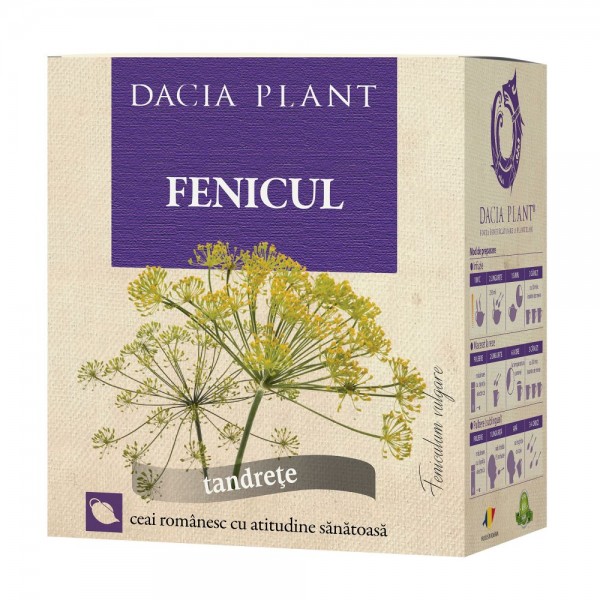Ceai de fenicul, vrac 50 g, Dacia Plant