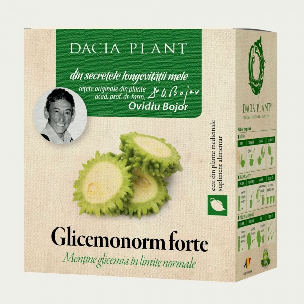 Ceai Glicemonorm forte, vrac 50 g, Dacia Plant
