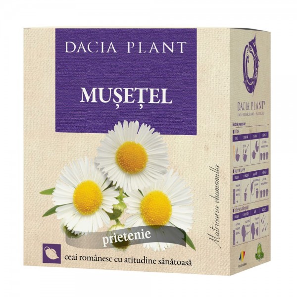 Ceai de musetel, vrac 50 g, Dacia Plant