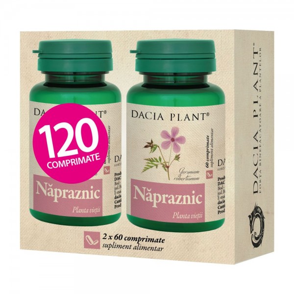 Napraznic 60 comprimate, 1+1 gratis, Dacia Plant