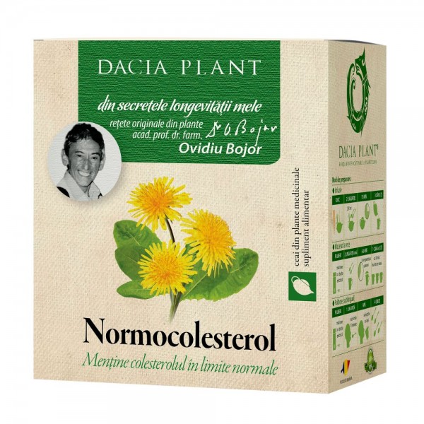 Ceai Normocolesterol, vrac 50 g, Dacia Plant