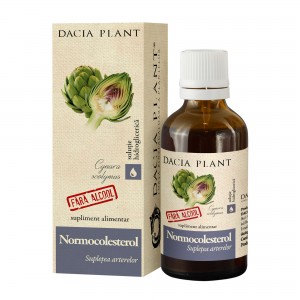 Tinctura Normocolesterol, fara alcool50 ml Dacia Plant