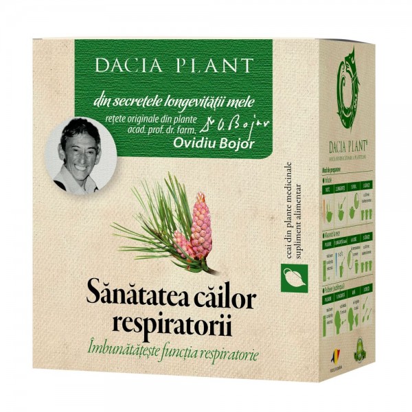 Ceai Sanatatea Cailor Respiratorii, vrac 50 g, Dacia Plant