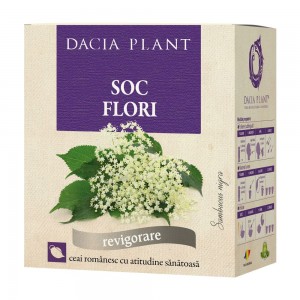Ceai de flori de soc, vrac 50 g, Dacia Plant