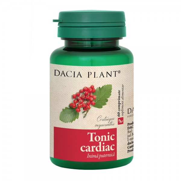 Tonic cardiac, 60 comprimate, Dacia Plant