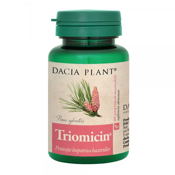 Triomicin 60 comprimate masticabile, Dacia Plant