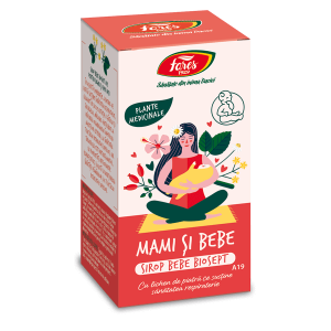 Mami si Bebe Biosept, A19, sirop cu fructoza pentru sugari si copii mici, 100 ml, Fares