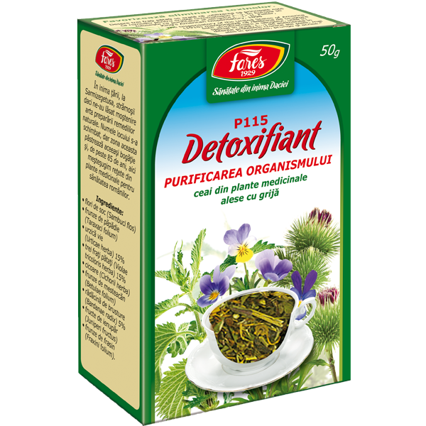 ceai natural detoxifiere