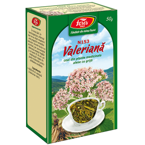 Ceai Valeriana, radacina, N153, vrac 50 g Fares