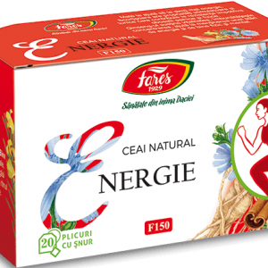 Ceai Energie, F150, 20 plicuri cu snur, Fares