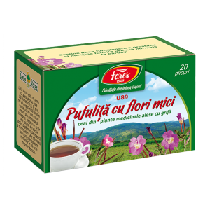 Ceai Pufulita cu flori mici, iarba, U89, 20 plicuri Fares