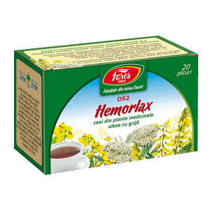 Ceai Hemorlax, D52, 20 plicuri Fares