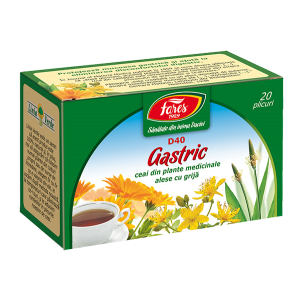 Ceai Gastric, D40, 20 plicuri Fares