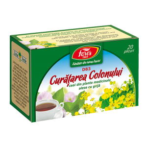 Ceai Curatarea colonului, D83, 20 plicuri Fares