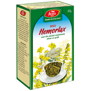 Ceai Hemorlax, D53, vrac 50 g Fares