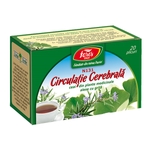 Ceai Circulație cerebrală, N131, ceai la plic, Fares