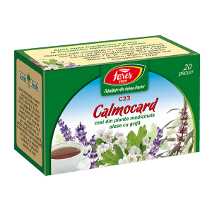 Ceai Calmocard, C23, 20 plicuri Fares