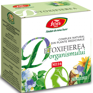 Detoxifierea organismului, M116, 28 plicuri, Fares