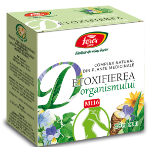 Detoxifierea organismului, M116, 28 plicuri, Fares